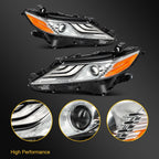 Full LED DRL Projector Headlights for Toyota Camry (2018–2024)