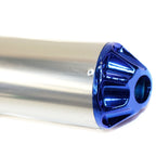 28mm Blue Exhaust Muffler Clamp for Pit Pro Quad Dirt Bike ATV (90–140cc)