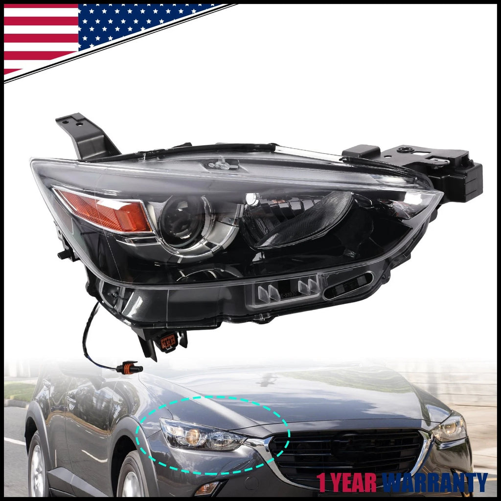Halogen Headlight for Mazda CX-3 (2016–2022) Right Side