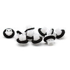 2 x White Clips for Nissan Juke & X-Trail