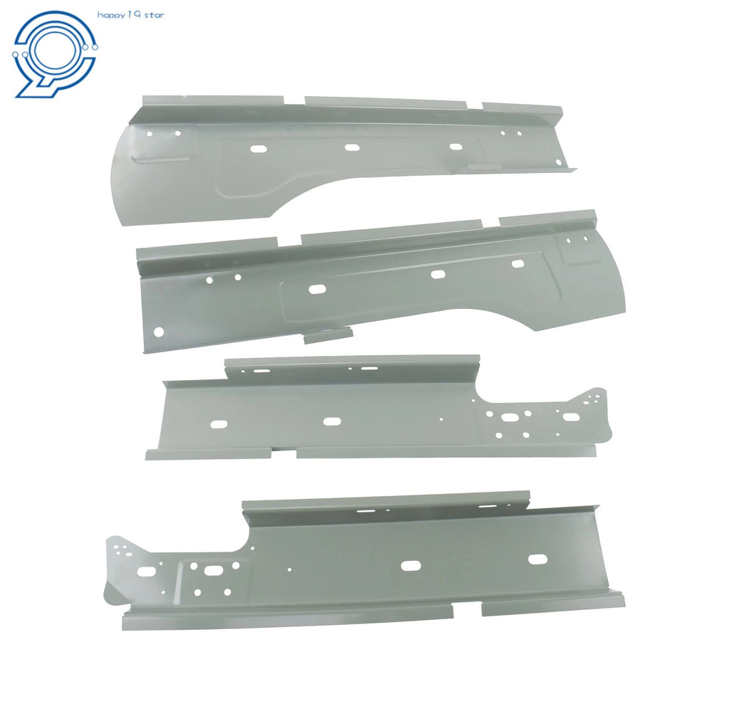 2 Pair Rocker Panels for Dodge Ram 1500 2500 3500 Crew Cab (2009–2018)