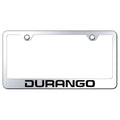 Stainless Steel License Plate Frame - Officially Licensed for Dodge Durango
