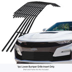 Stainless Black Billet Grille Insert for Chevy Camaro 1SS/2SS (2019-2024)