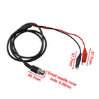 BNC Male to Crocodile Clip Leads for Electronic Device Testing