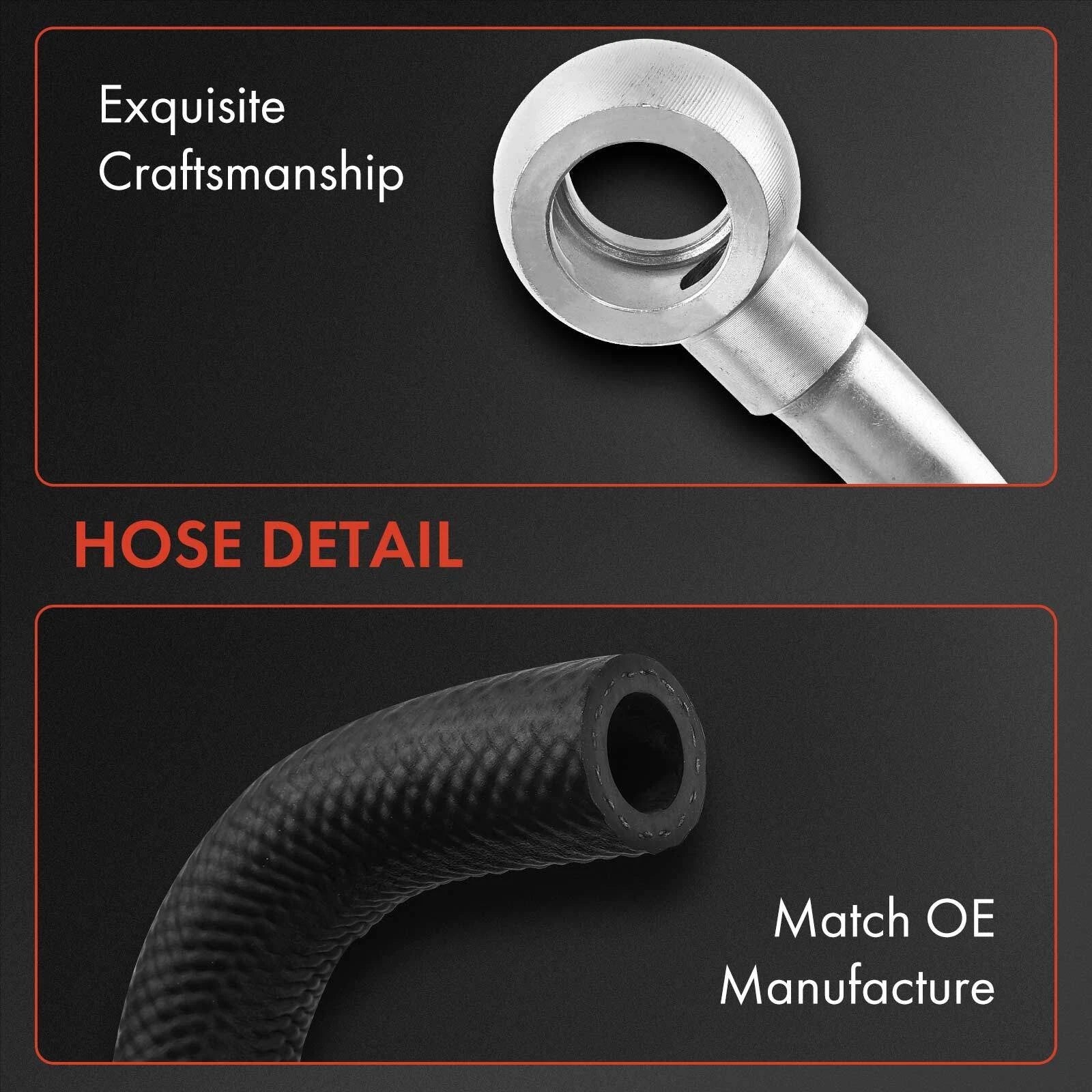 Power Steering Return Line Hose for BMW E34 530i 540i 740i (1988–1996)