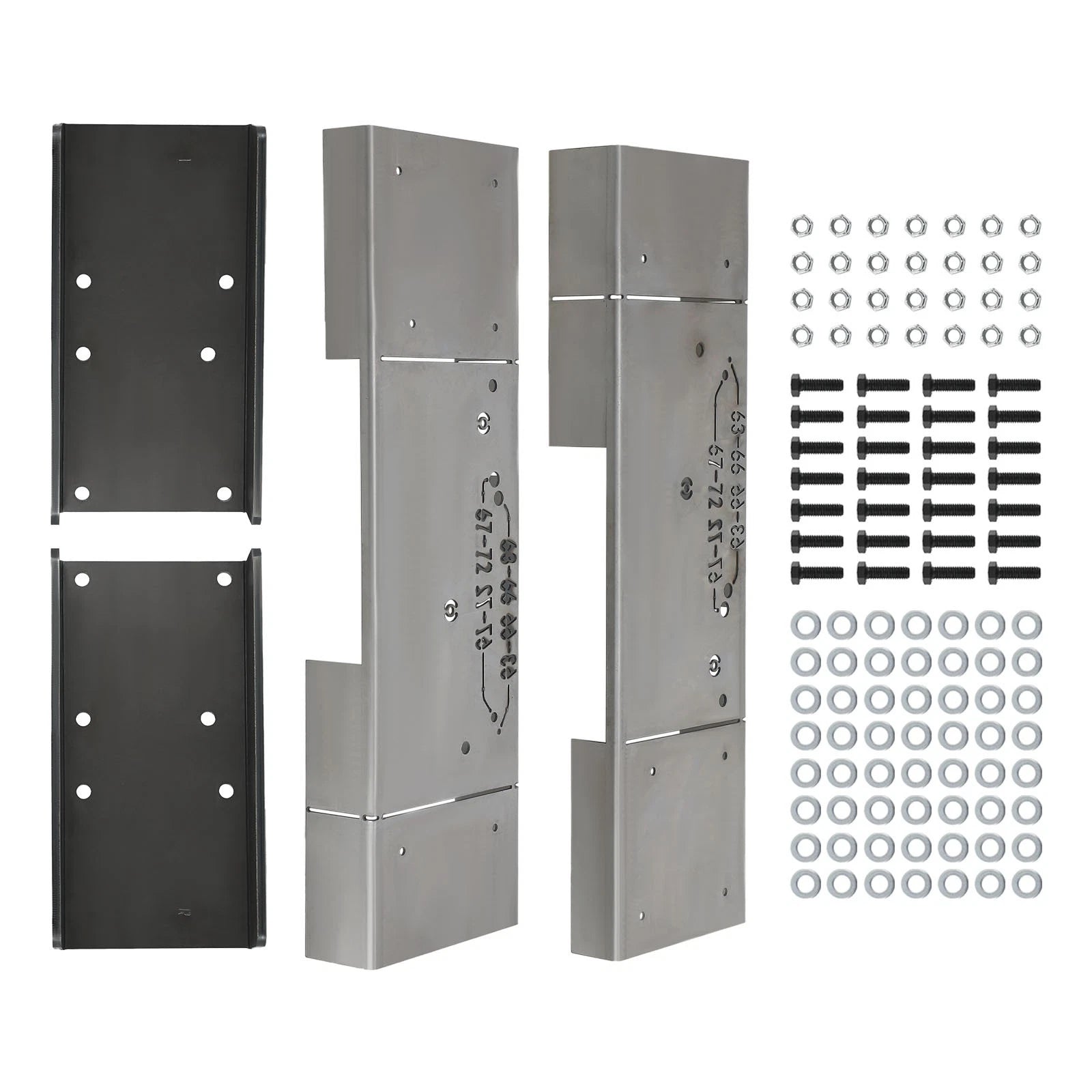Frame Shortening Kit for GMC C10 (1963–1972) - 1/4" Heavy Plate