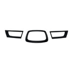 Gloss Black Front Grill Frame Trim Cover for Subaru Impreza WRX STI (2006–2007)