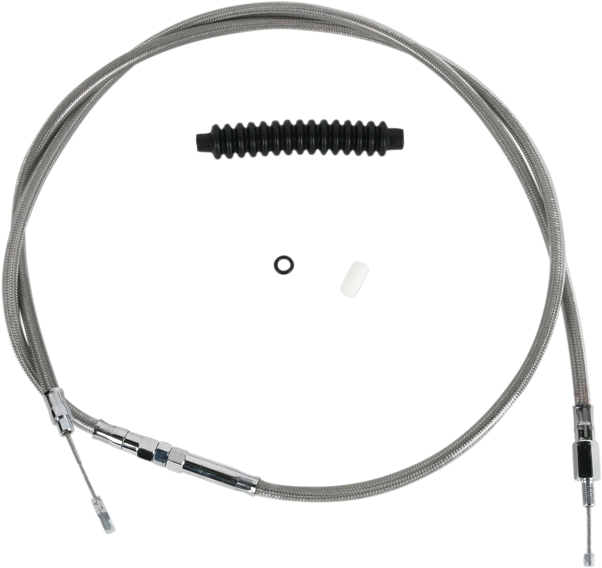 Braided Stainless Steel Clutch Cable for Drag Specialties (60")