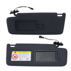 Pair Front Sun Visor Makeup Mirror for VW Golf 7, SportsVan, Jetta MK7