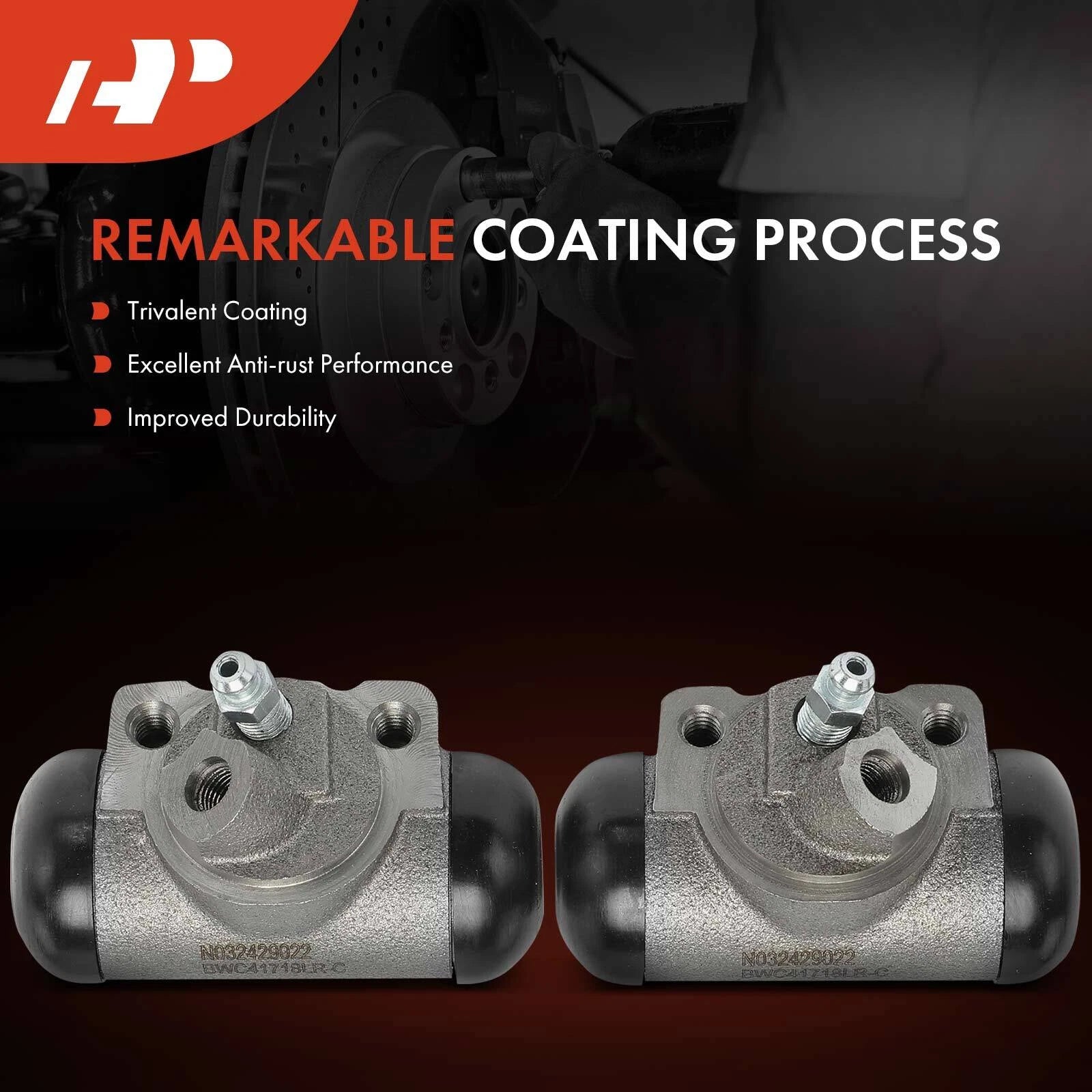 2X Drum Brake Wheel Cylinders for Ford F-250 F-350