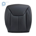 Front Right Bottom Seat Cover for Jeep Wrangler (2013–2017) Black Leather