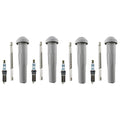 Set of 4 Denso Iridium Power Spark Plugs & Coil Boots for C-Max Escape Fusion MKZ (2013–2019)