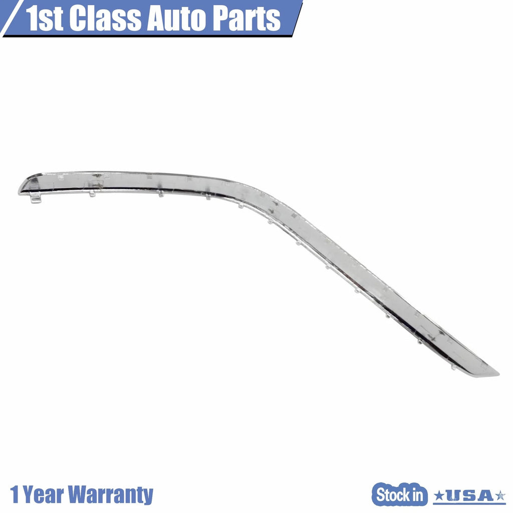 Chrome Rear Left Driver Bumper Cover Molding for Mercedes GLK350 (2010–2012)
