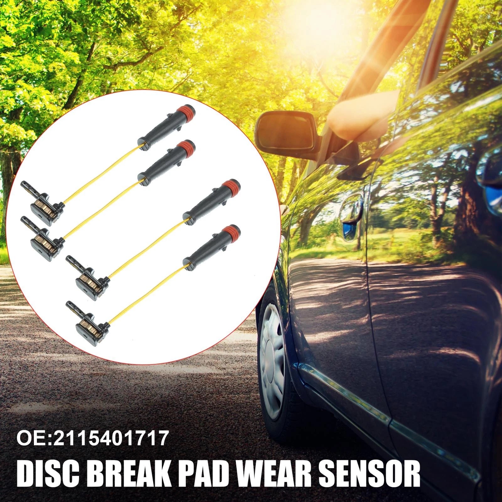 4pcs Disc Brake Pad Wear Sensor for Mercedes-Benz CL500 (2000–2006)