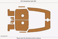 EVA Foam Cockpit Pads for Quicksilver Activ 555 (2012)