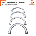 18G Silver Fender Flares for Ford Ranger T6 PX1 XLT XL XLS Wildtrak (12-15)