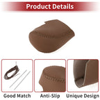 Gear Shift Knob Cover for Honda HR-V (2023–2024) Brown Faux Leather
