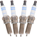 Set of 4 Bosch Double Iridium Spark Plugs Gap 028 for Hyundai Ioniq Kia Niro (2017–2019)