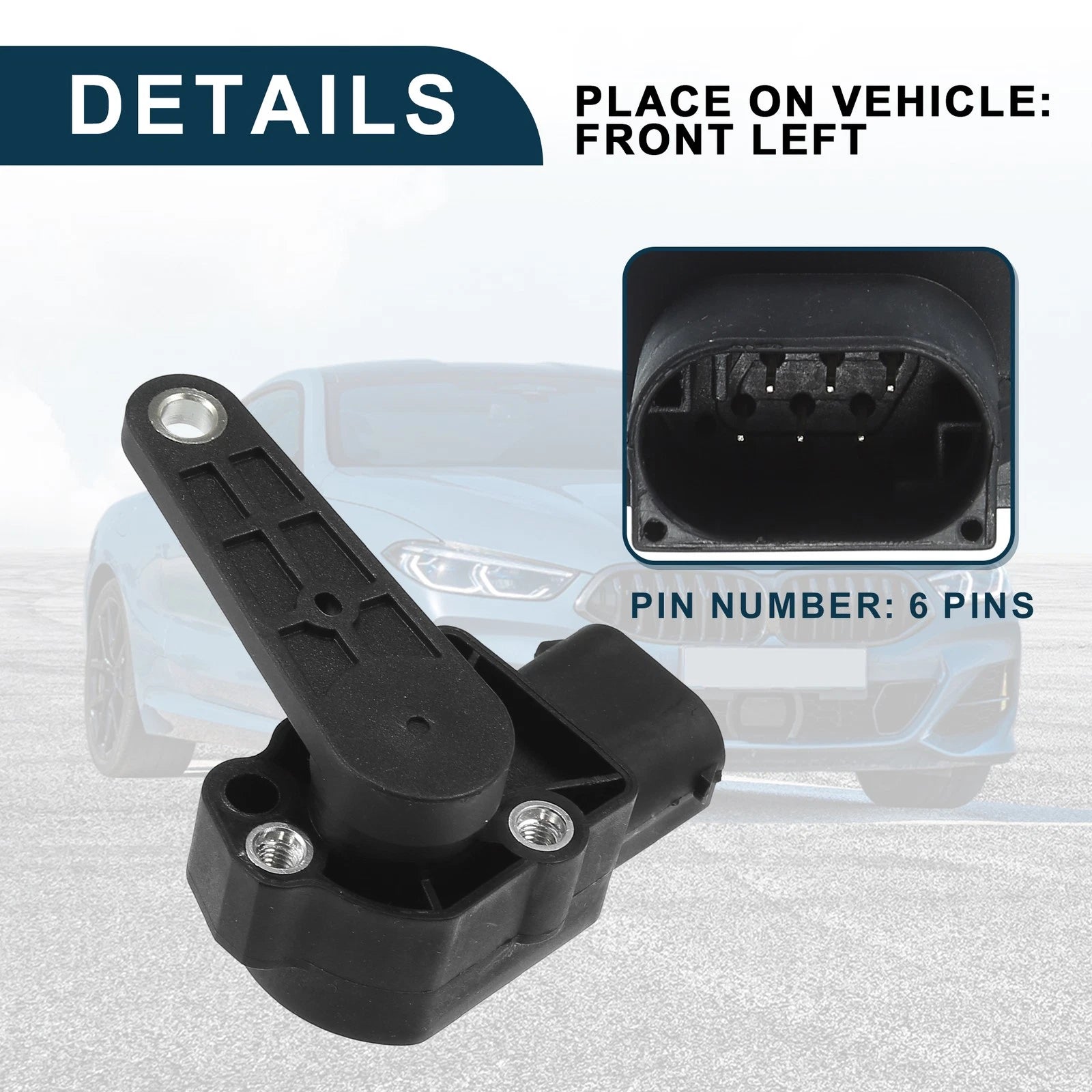 Air Suspension Ride Height Level Sensor for BMW 328i (2007–2012) No.37146763736