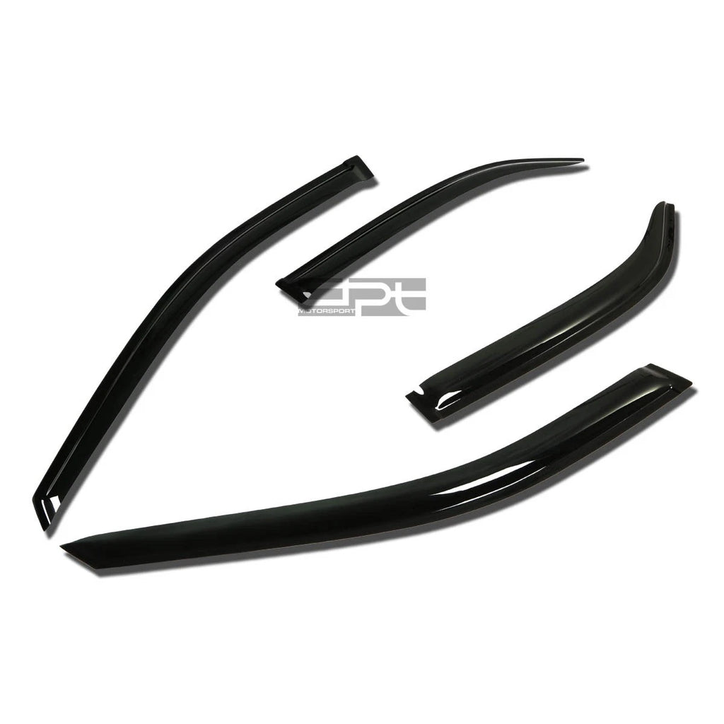 Set of 4 Smoke Tint Window Visors for Honda Accord (1998–2002)