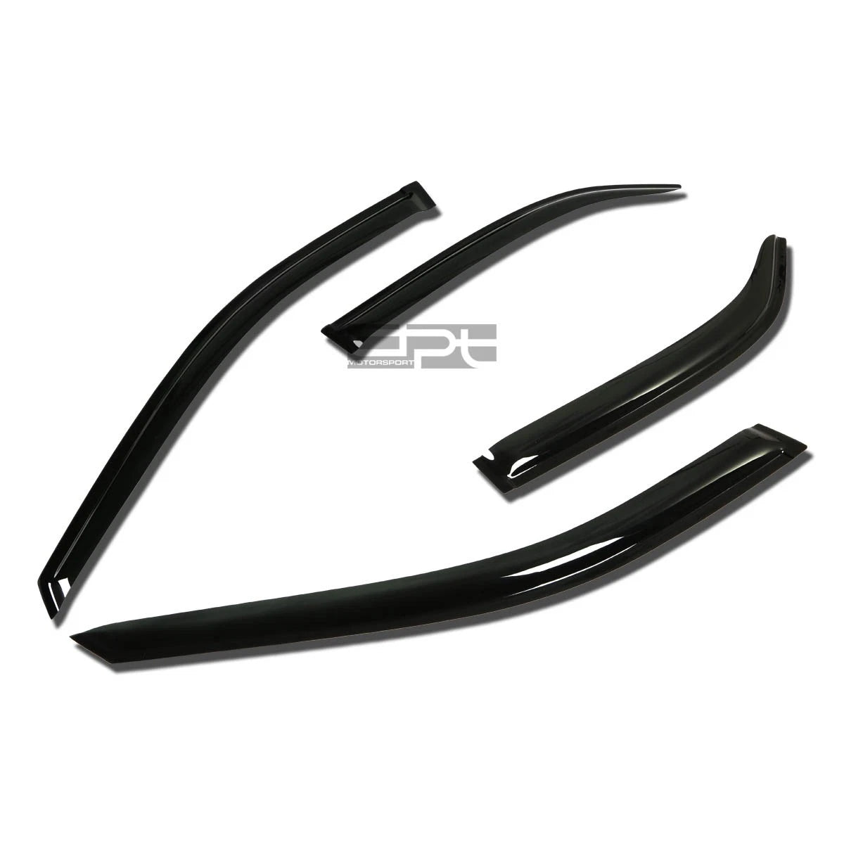 Set of 4 Smoke Tint Window Visors for Honda Accord (1998–2002)