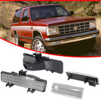 Set of 4 Clear Corner Signal Lights for Chevy S10/S10 Blazer