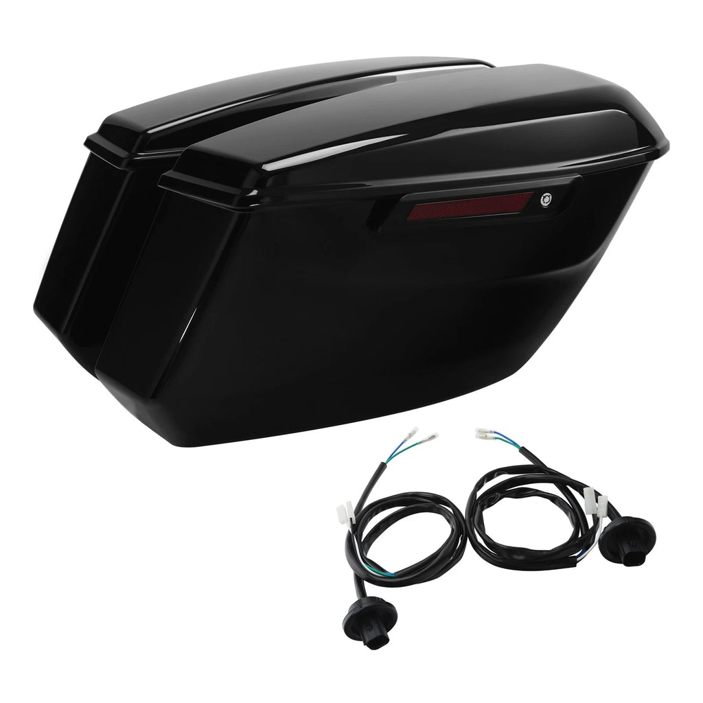 Hard Saddlebags for Harley Touring CVO Road Street Glide (2023–Present) Vivid Black