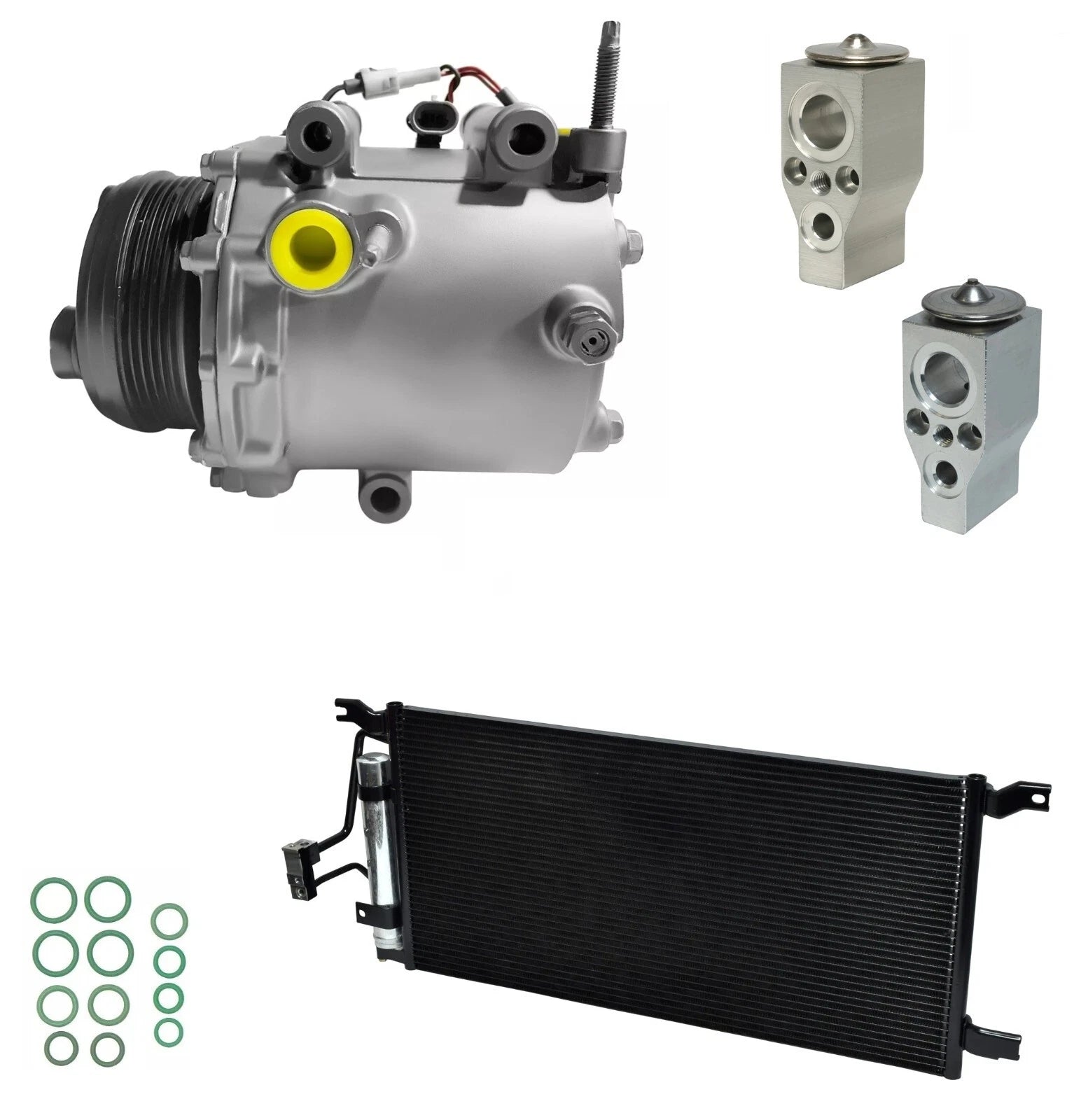 AC Compressor Kit With Condenser for Buick Terraza 3.5L (2005–2007)