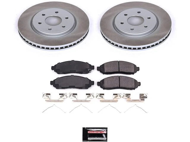 Front Brake Pad and Rotor Kit for Suzuki Equator (2009–2012) HD931ZR