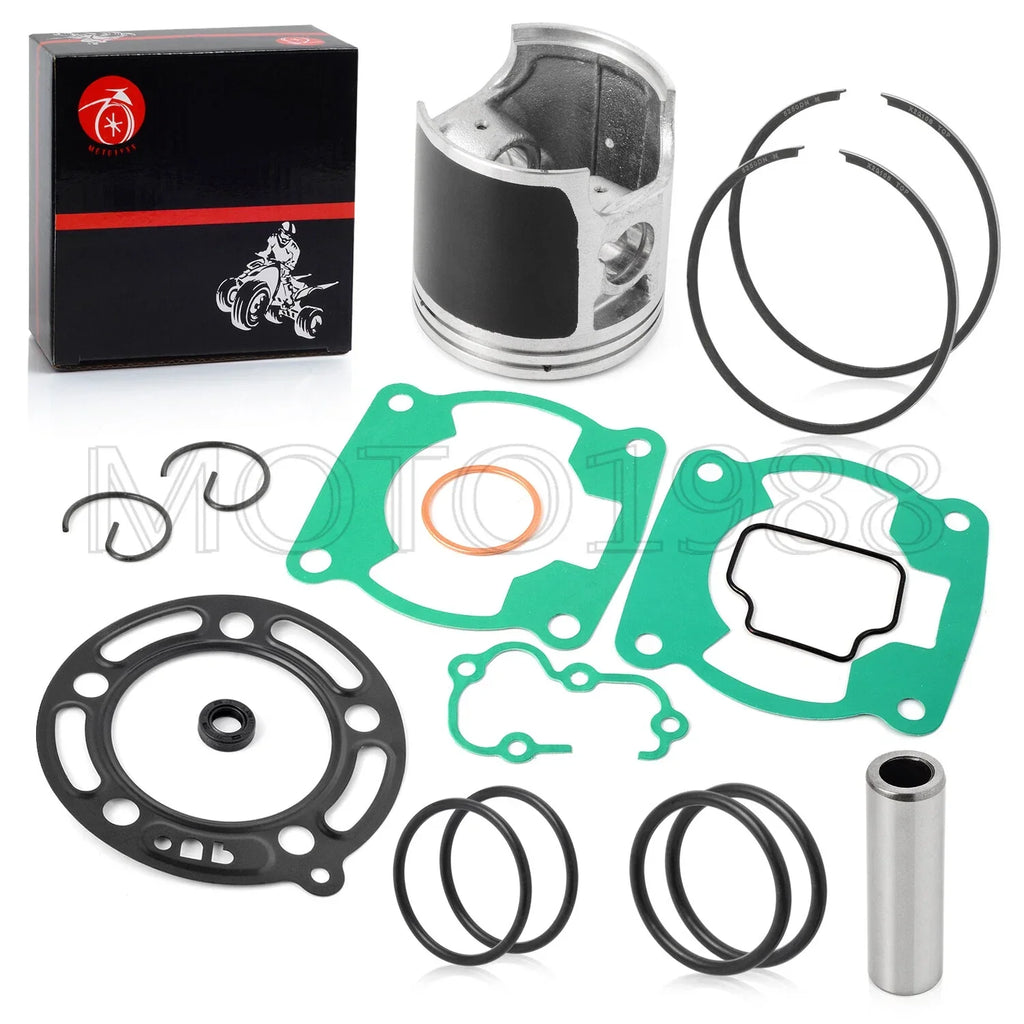Piston Bearing & Piston Ring Gasket 52.5mm for Kawasaki KX100 (1995–2013)