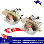 2X Front Brake Caliper for Honda Rancher 420 TRX420 TM/E FA FE FM FPE FPM (2007–2018)