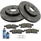 Front Brake Disc Rotors + Ceramic Pads for Durango Grand Cherokee (2014–2020)