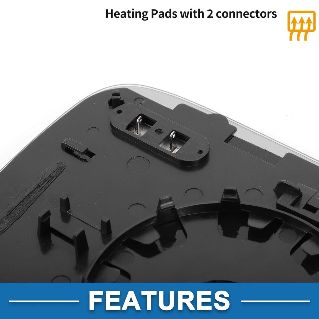 Heated Mirror Glass for Volkswagen Touareg (2002–2006)
