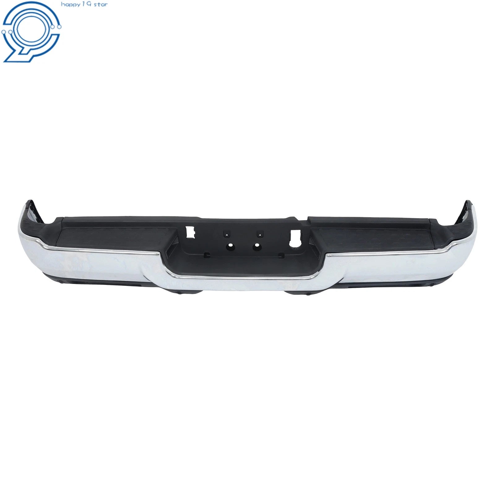 Rear Step Bumper Assembly Chrome Steel for RAM 2500 3500 (2019–2024)