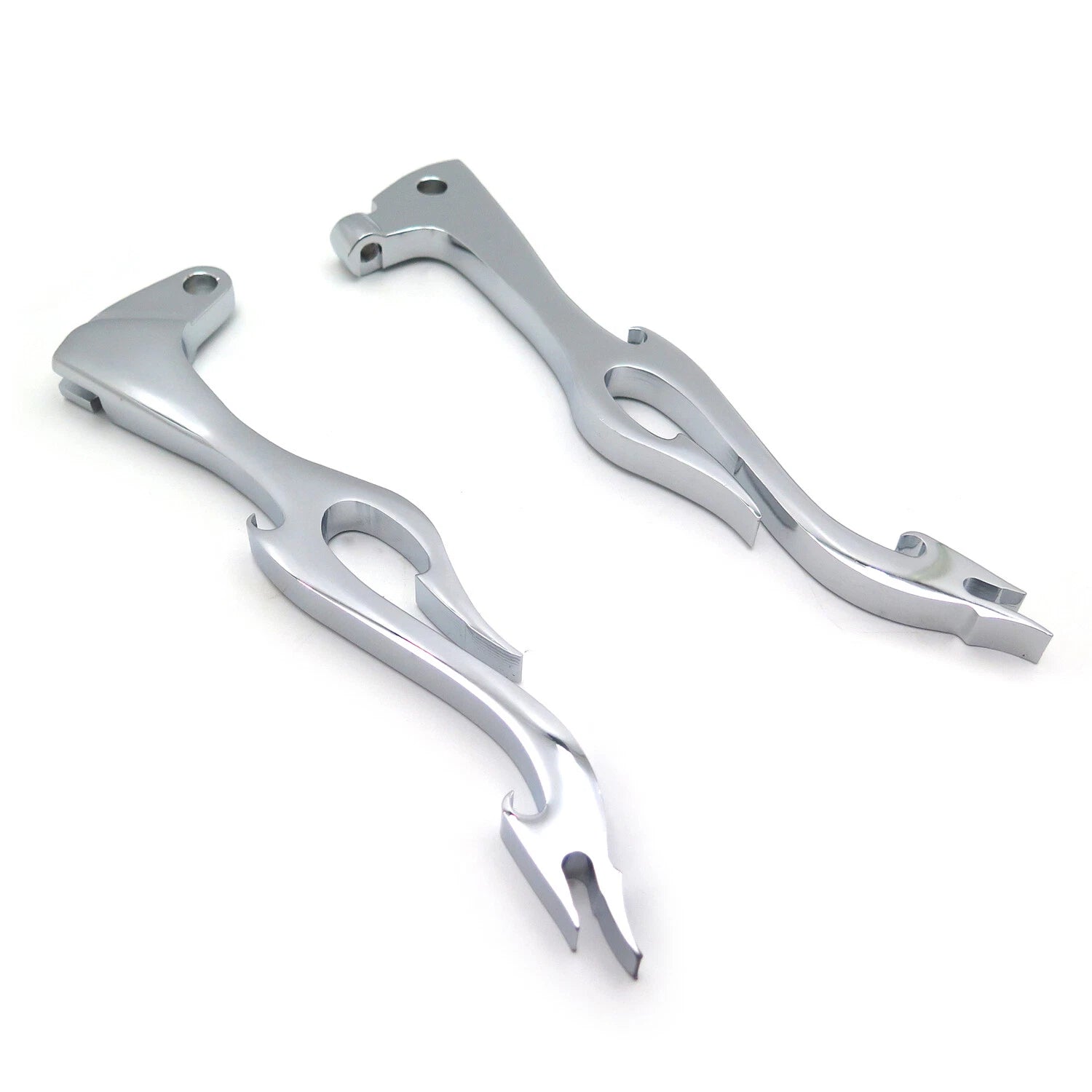 Chromed Brake Clutch Flame Lever for Yamaha XV250 XV535 XV700 XV750 XV1000 XV110