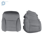 Driver Bottom Top Seat Cover for Chevy Silverado Suburban Tahoe (2014–2019) Gray