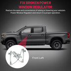 Power Window Regulator with Motor for GMC Terrain (2010–2017)