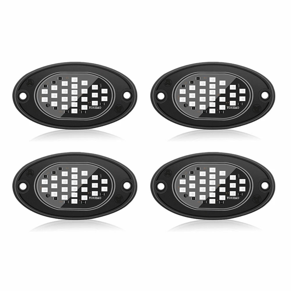 LED Rock Lights for Jeep (Offroad Truck, ATV, UTV, Boat)