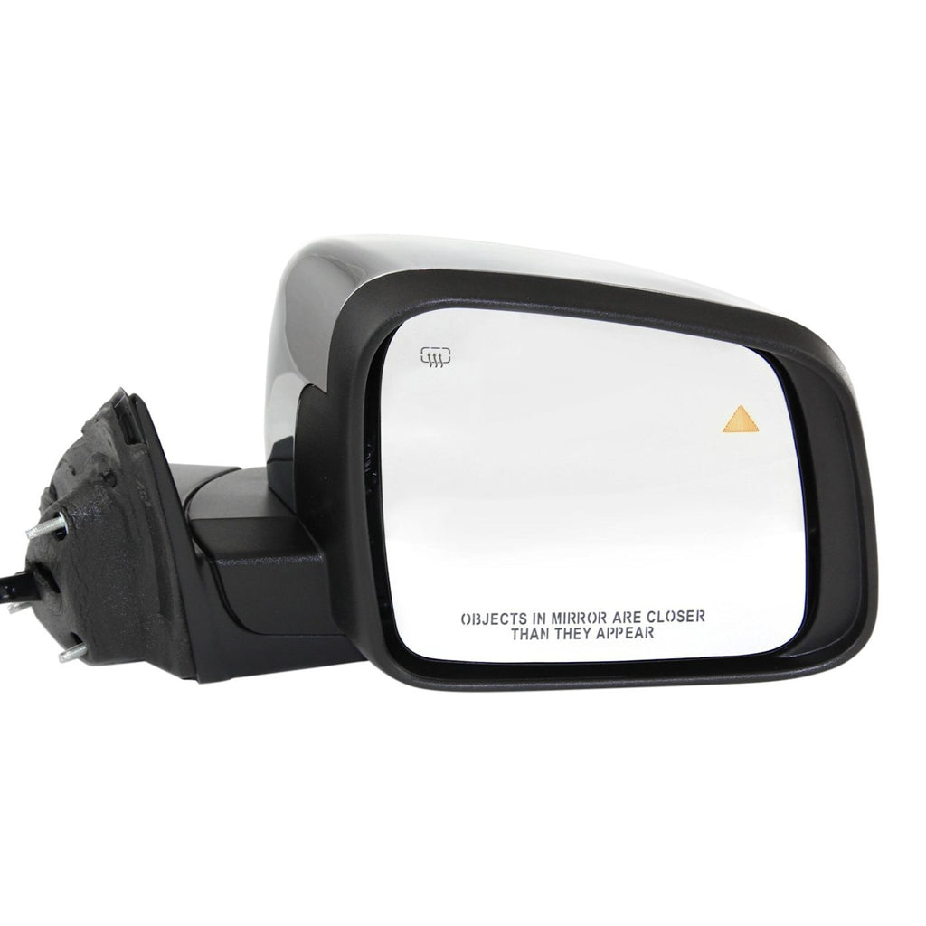 Right Heated Manual Folding Mirror for Jeep Grand Cherokee (2011–2021) Chrome