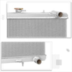 2X Aluminum Core Radiator for Nissan 240SX S13 (1989–1994) KA24/KA24DE