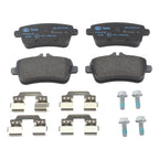 DuraGo Rear Rotor & Low-Met Disc Brake Pad Kit for Mercedes X166 GLE300d GLE350 ML350 (2016–2019)