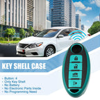 Silicone Key Fob Case Cover for Nissan Cabstar (2007–2023) - Green