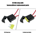 Dual Electric Fan Relay Kit for Universal Applications (175-185)