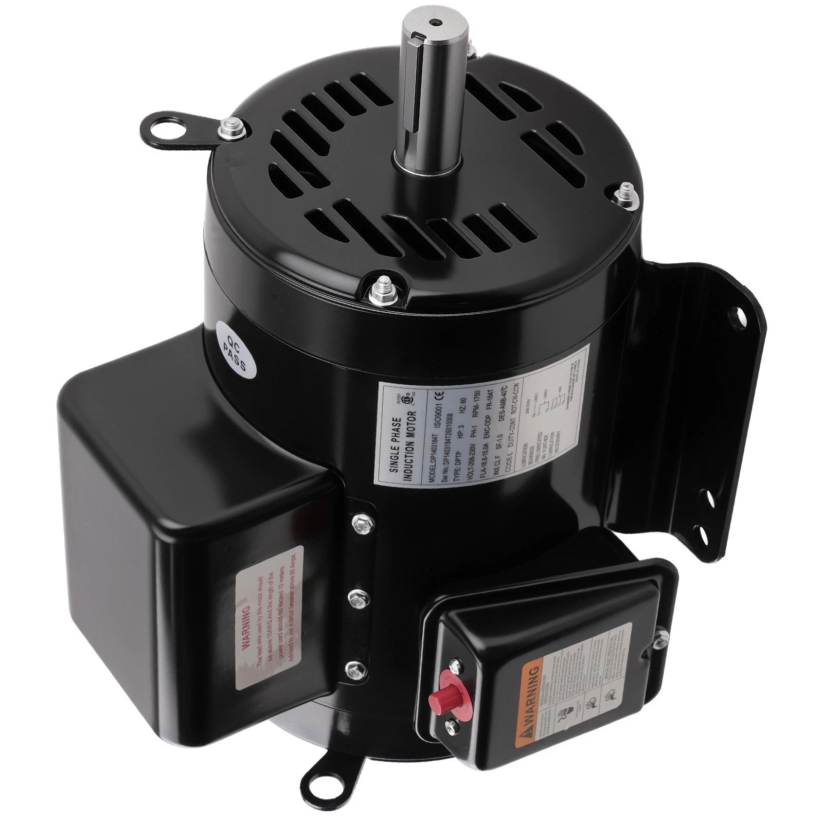 3HP Electric Motor for Farm Equipment (1750RPM, 230V, 1-1/8" Shaft)