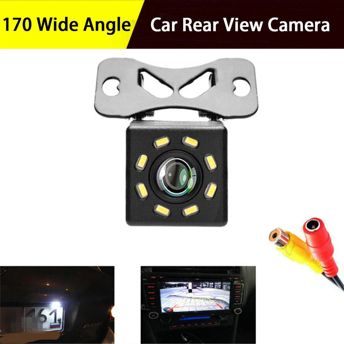 170�� Waterproof Rear View Backup Camera for Car (NTSC)