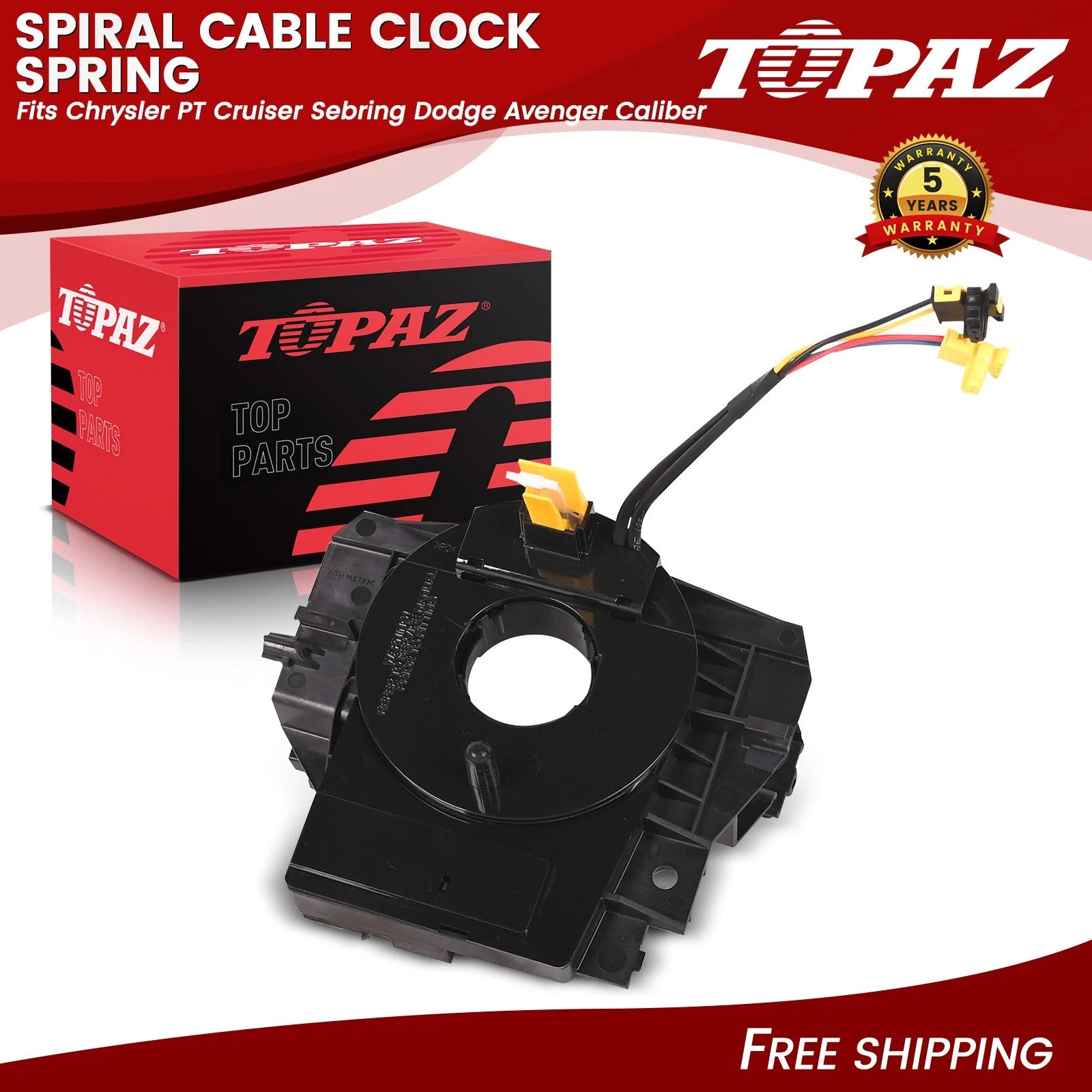 Spiral Cable Clock Spring for Chrysler PT Cruiser Sebring Dodge Avenger (2001–2010)