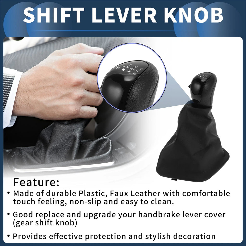 6 Speed Gear Shift Knob with Cover for Mercedes Benz Sprinter W906 (2006–2018)