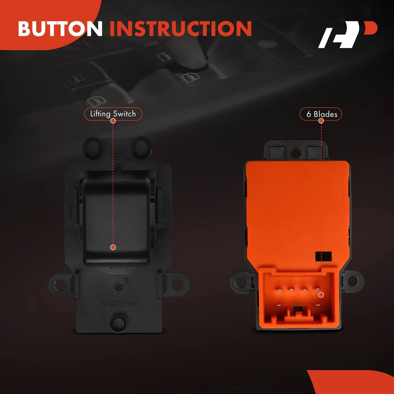 Power Window Switch for Honda Accord (1990-2002)