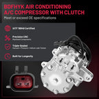 AC Compressor w/Clutch for Jeep Liberty (2002–2005) CO 4335C
