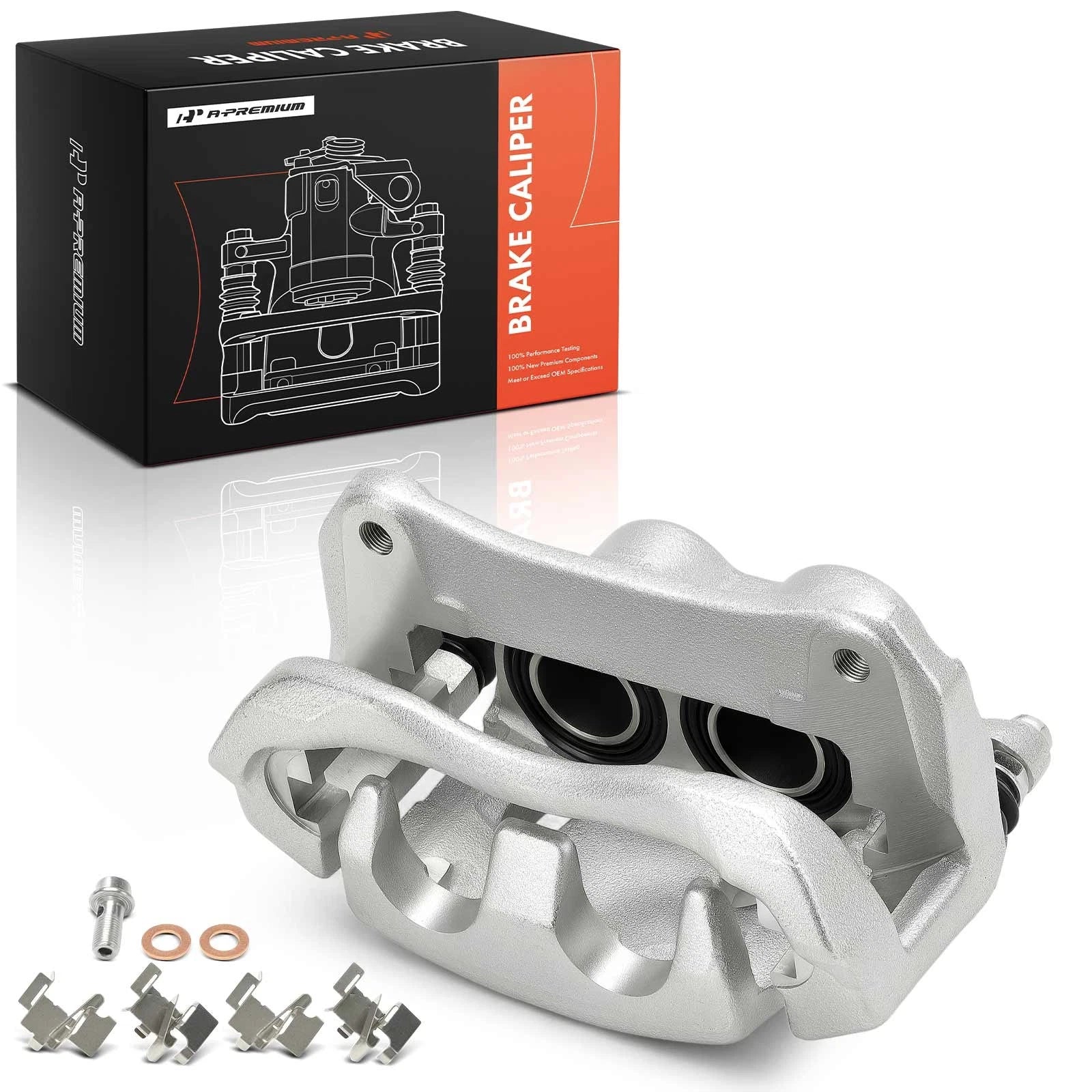 Front Driver Side Brake Caliper with Bracket for Toyota Sienna (2021â2025)